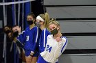VB Inter squad match  Volleyball seniors Casey Dinga (#19) and Maggie Shafer (#6) are honored by the team during Senior Day festivities prior to their inter-squad match. : VB Intersquad, inter squad, inter-squad